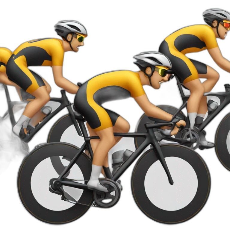 Bicycle groupb men Racing emoji