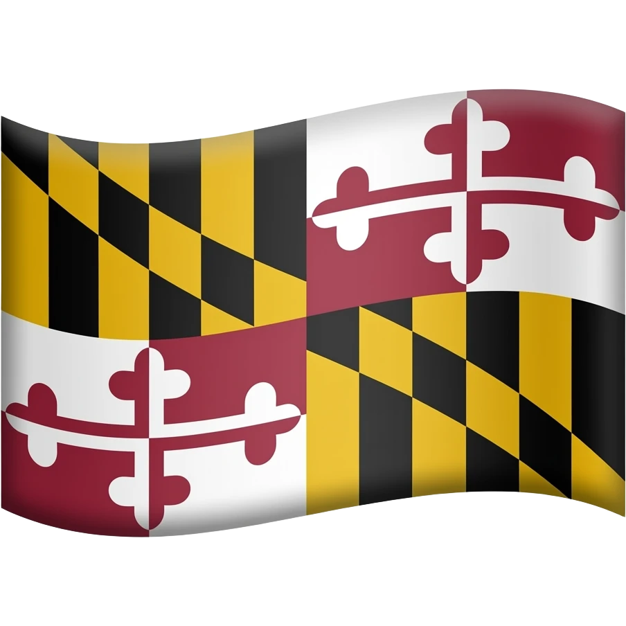 Flag of Maryland emoji