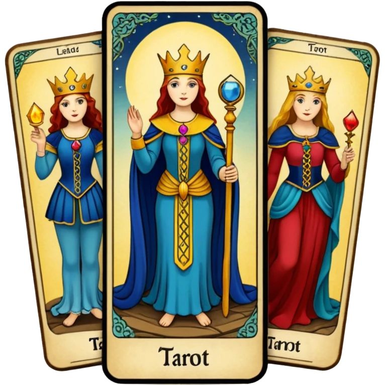 Cards of tarot emoji