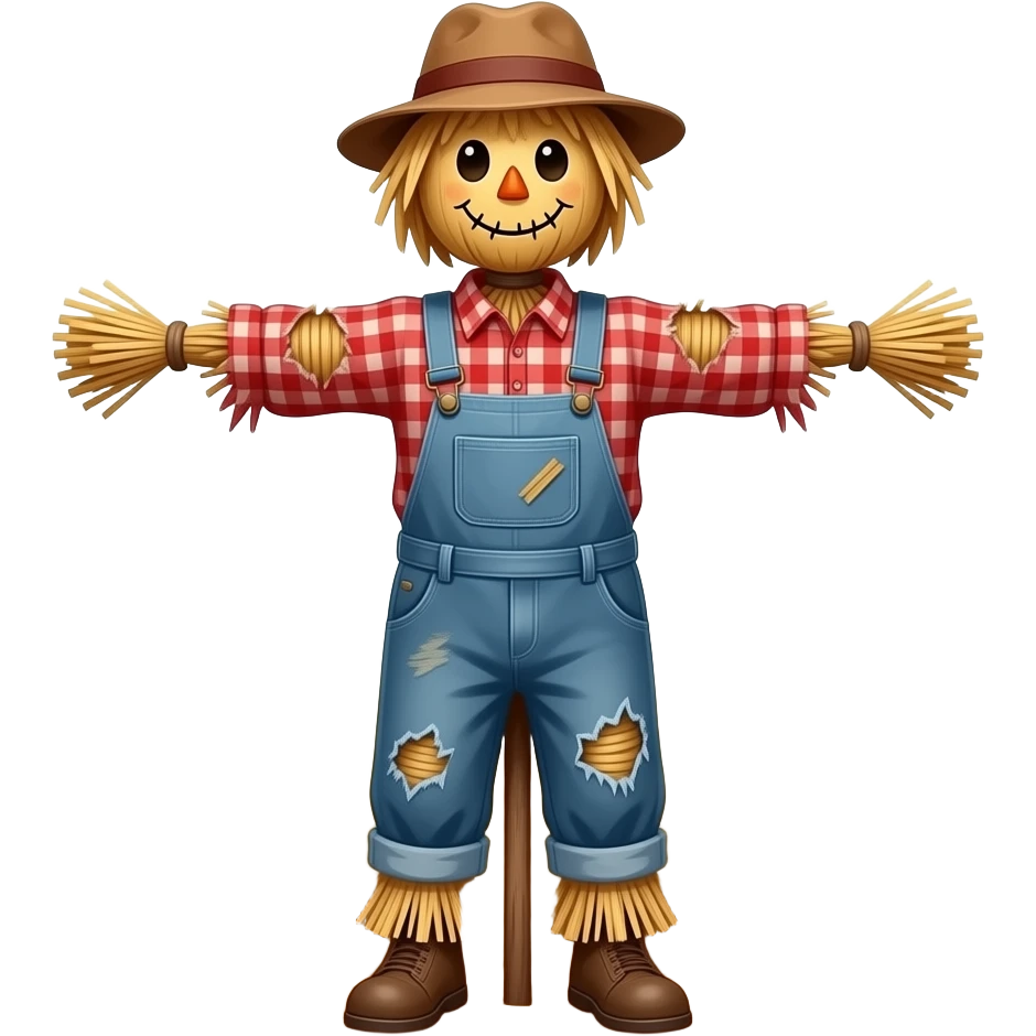 Scarecrow emoji