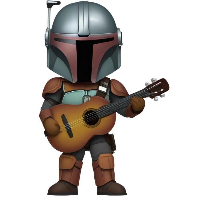 Mandolorian crying emoji