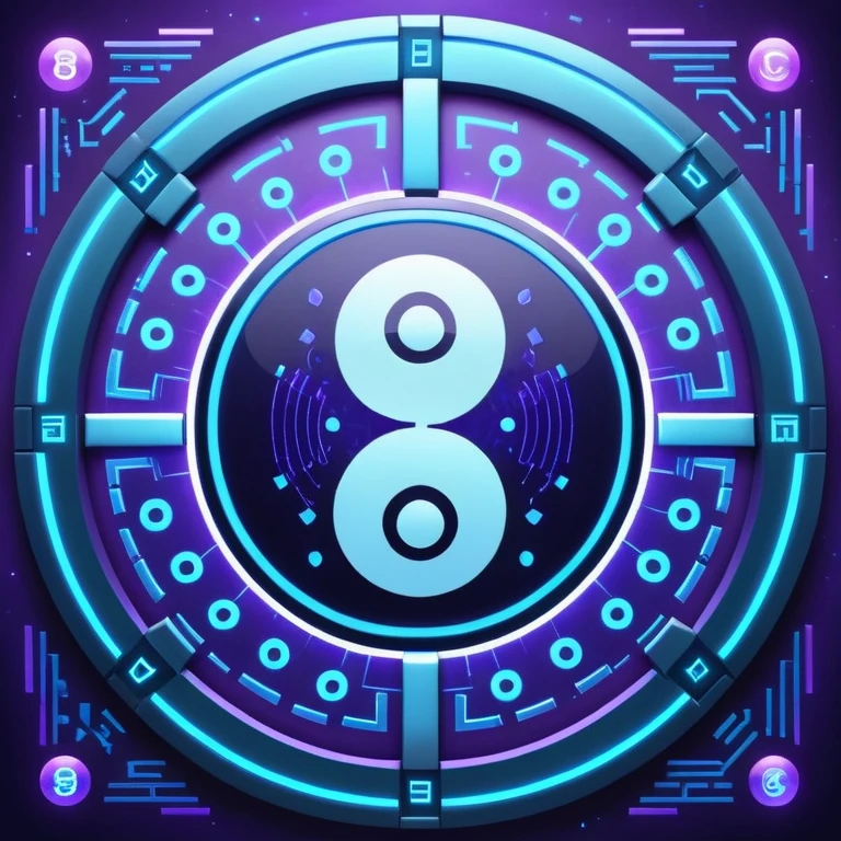 制造几张八卦图 要有时髦感 现代感 科技感 抛开传统感觉"Quantum tech BaGua diagram, yin-yang as flowing particles in neon blue and violet, surrounded by glowing hexagrams in cyberpunk style, holographic interface background with binary code floating, ultra-detailed 8K render --ar 16:9 --v 6" emoji
