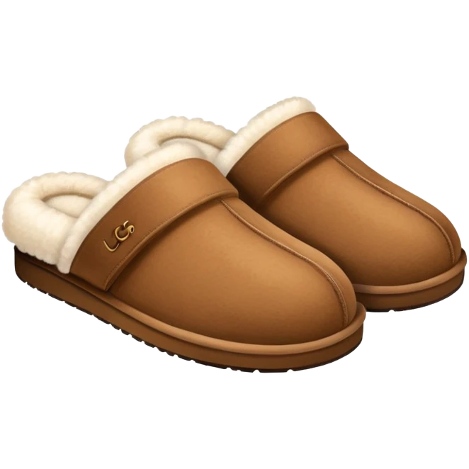 Brown ugg slippers emoji