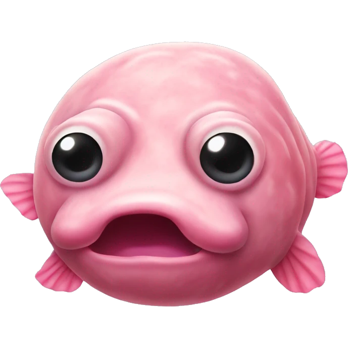 ugly pink blobfish emoji