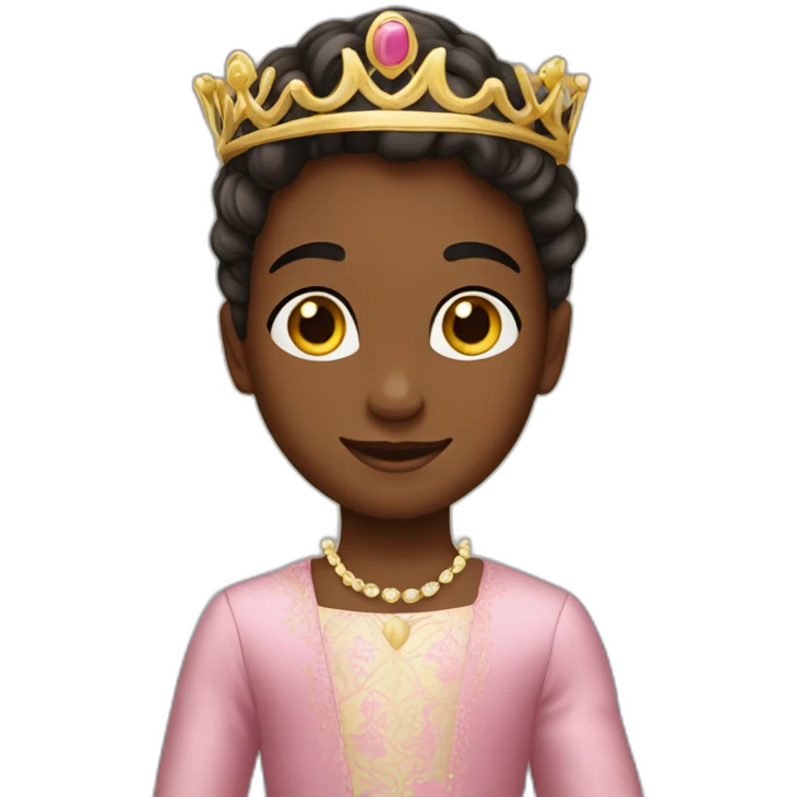 Garçon princesse emoji