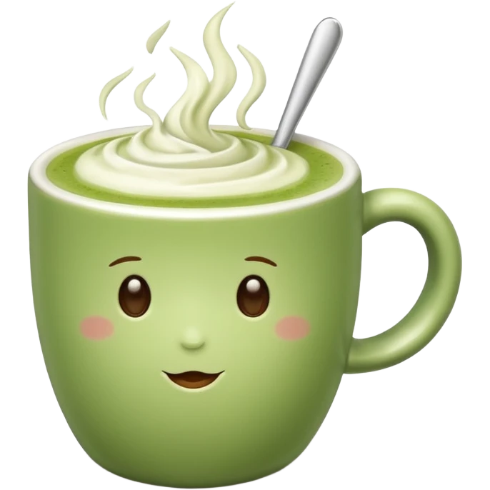Matcha latte  emoji