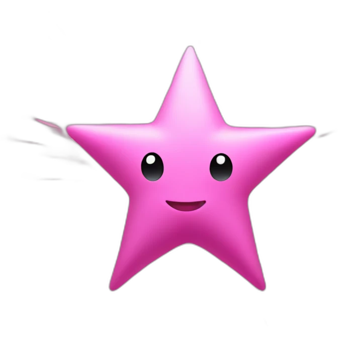 pink bursting star emoji