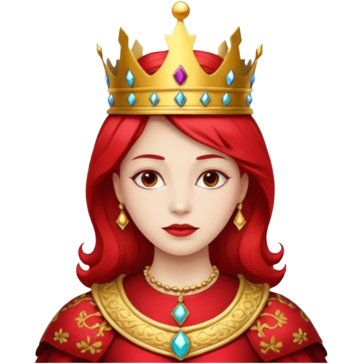 red queen in alice wonderland emoji