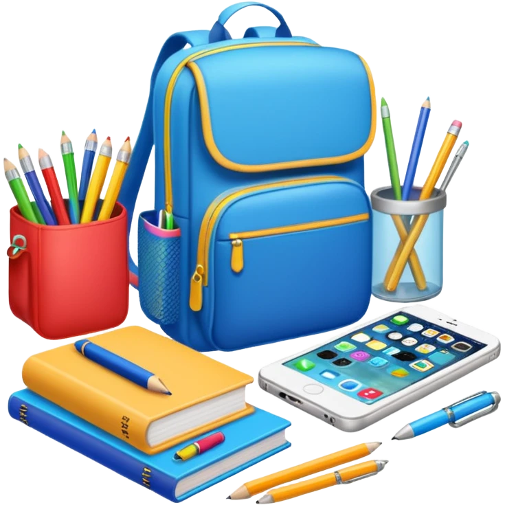 school supplies emoji