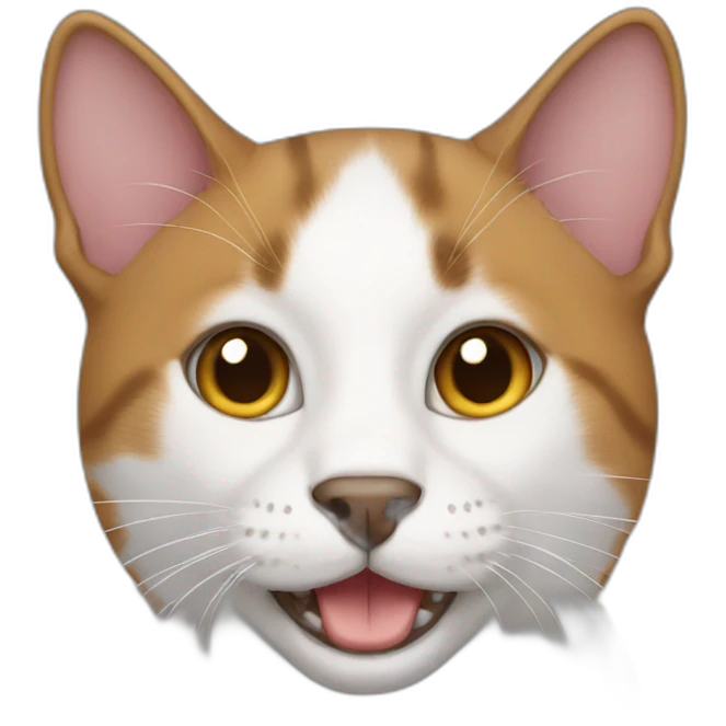 cat in a dog emoji