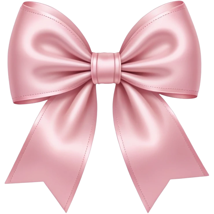 Moño rosado claro emoji