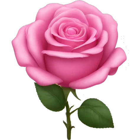 pink rose emoji
