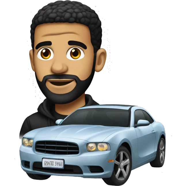 drake in cheap car emoji