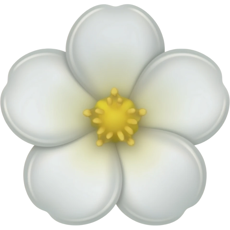 Flor blanca emoji