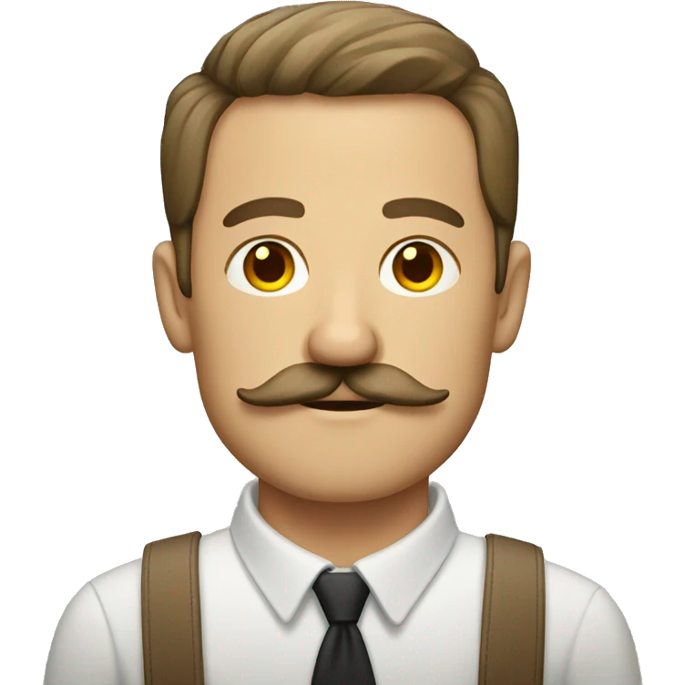 german man with square mustache emoji