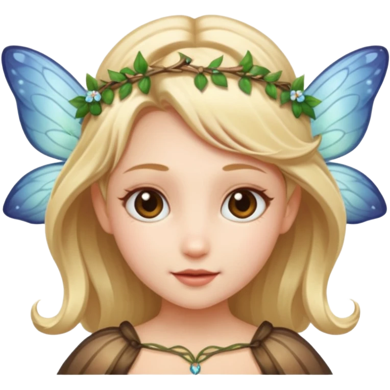 фея со светлыми волосами emoji