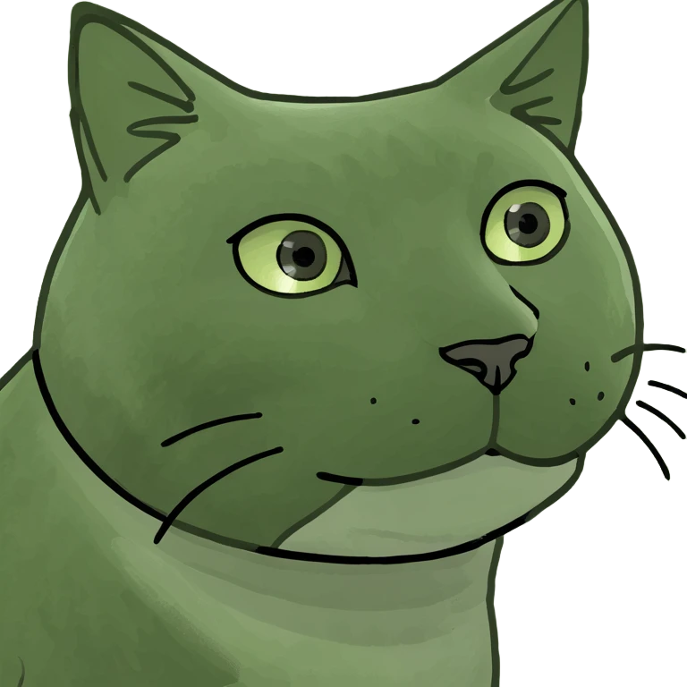 A farting cat emoji