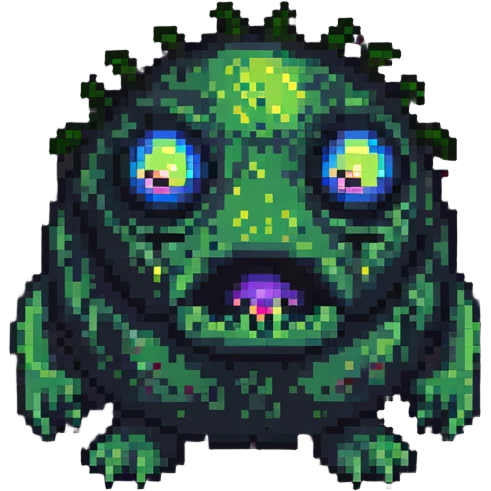 Blob monster with one eye emoji