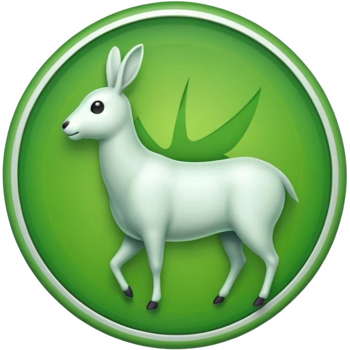 A white tick in a green circle emoji