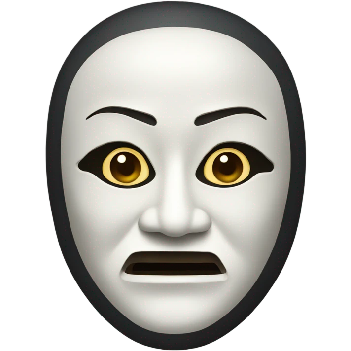 noh mask emoji emoji