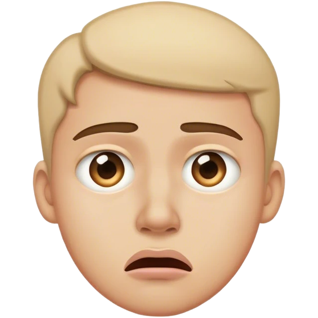 Confused and disgusted face  emoji