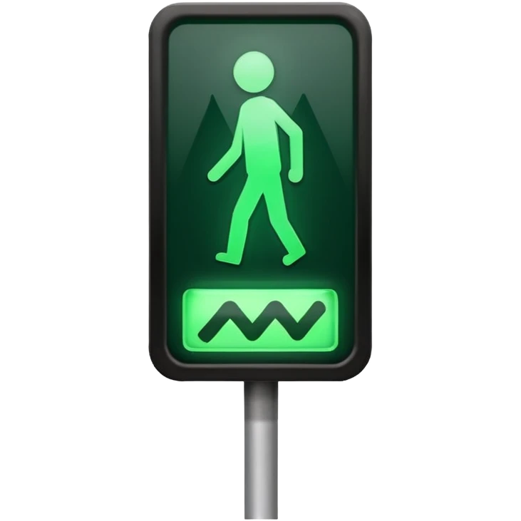 Crosswalk Light signal icon Lights , Kidsn. emoji
