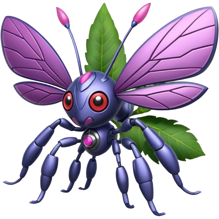 Victreebell-Genesect-Vikavolt-Venonat-fusion emoji