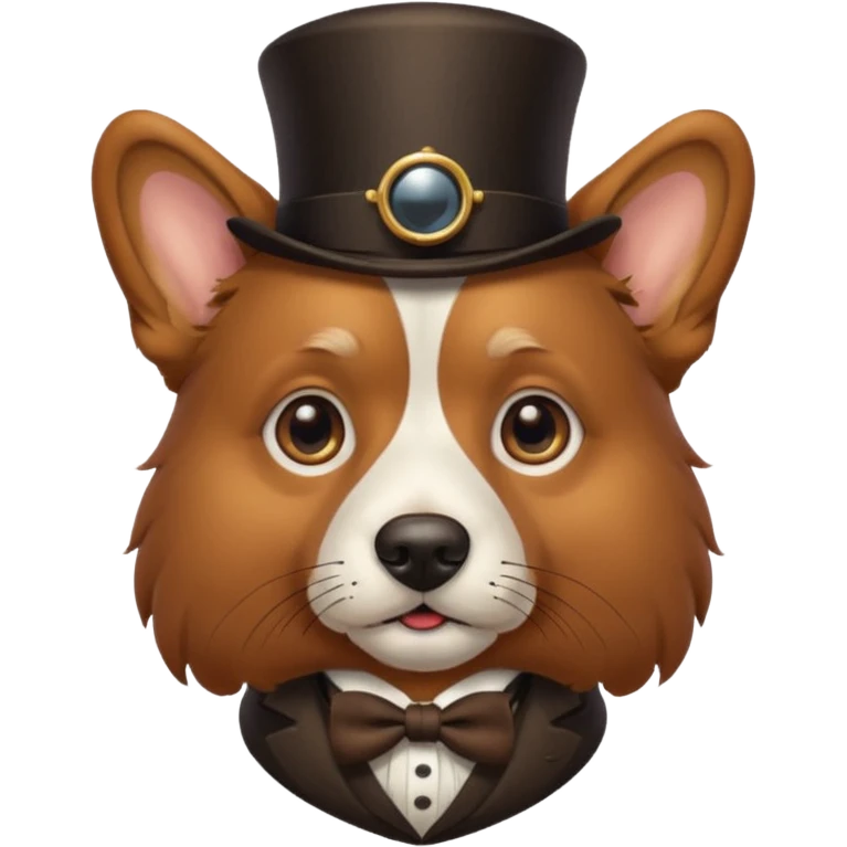 dog gentleman emoji