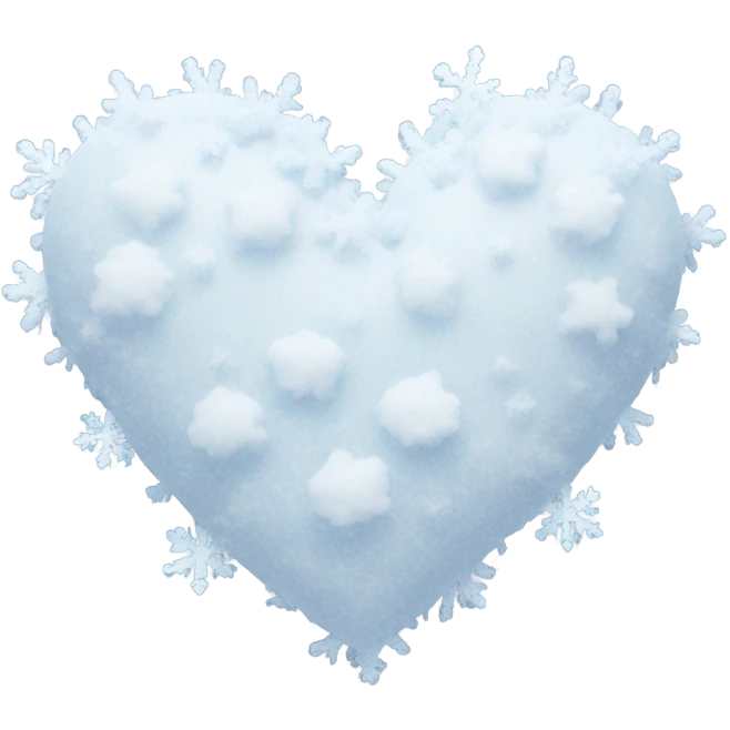 Snow Sophia heart  emoji