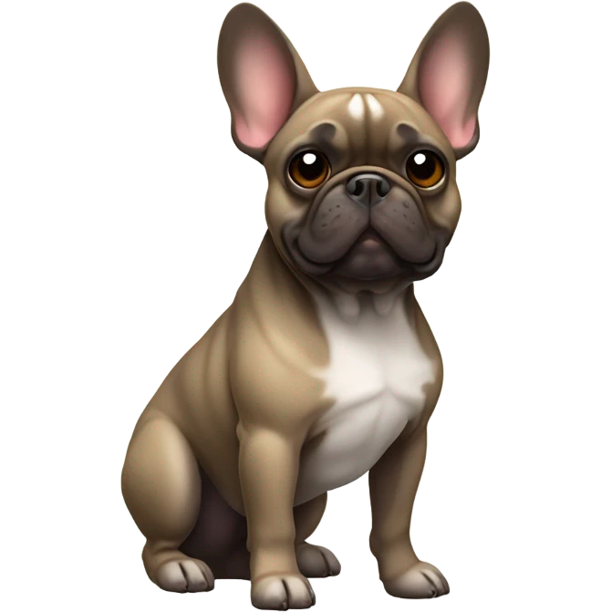 French bulldog emoji