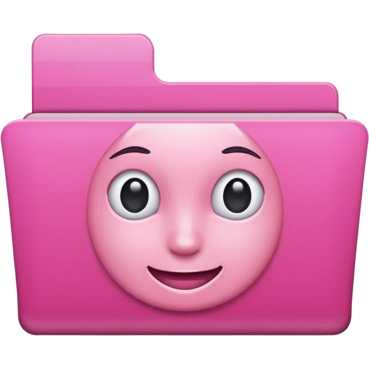 mix pink forward facing folder emoji