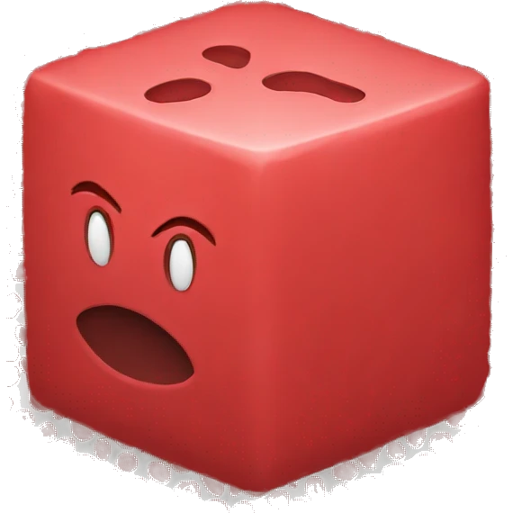 Red Block emoji