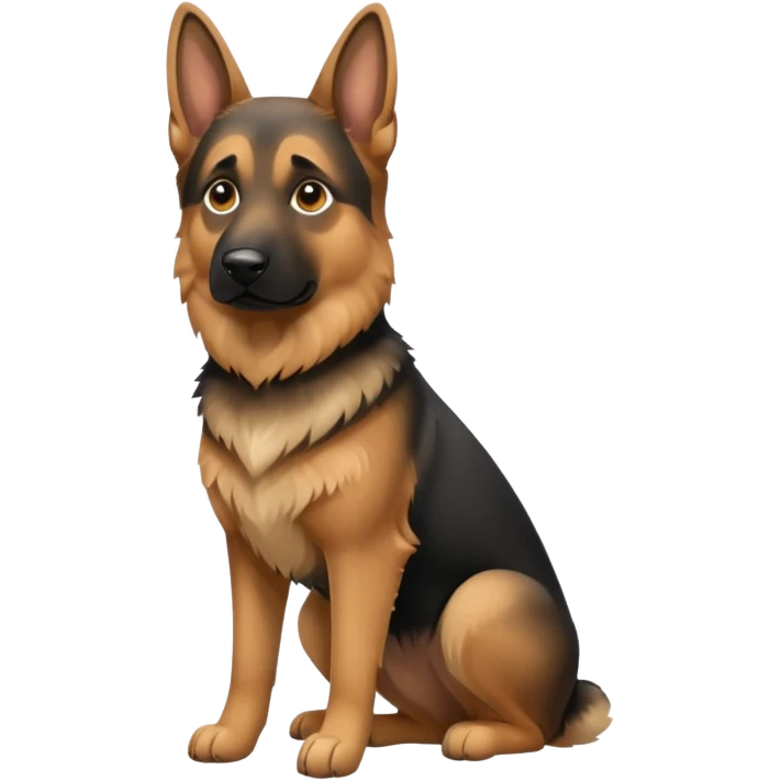 German shepherd  emoji