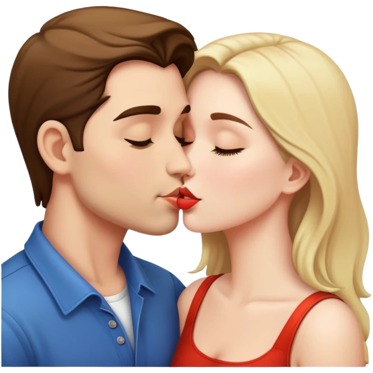couples kissing emoji