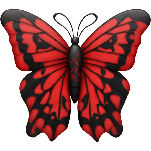 Red butterfly  emoji