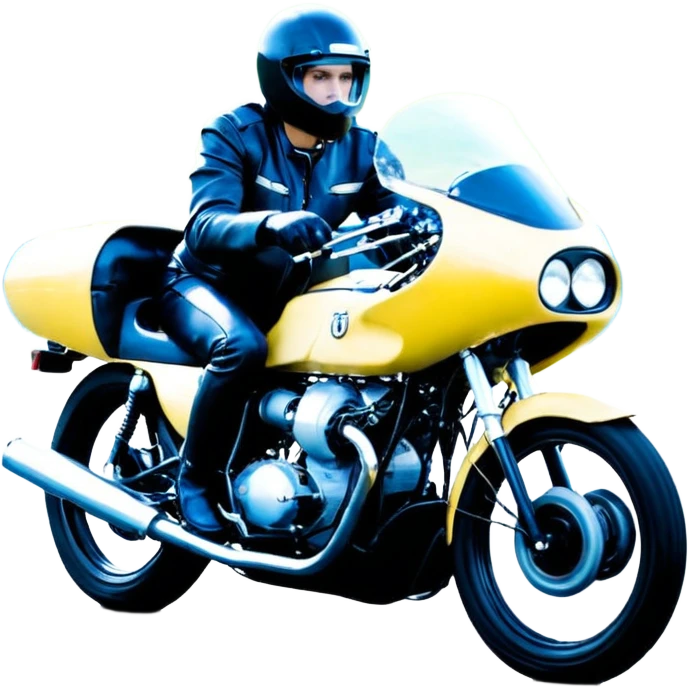 Питон на мотоцикле мчит как призрачный гонщик emoji