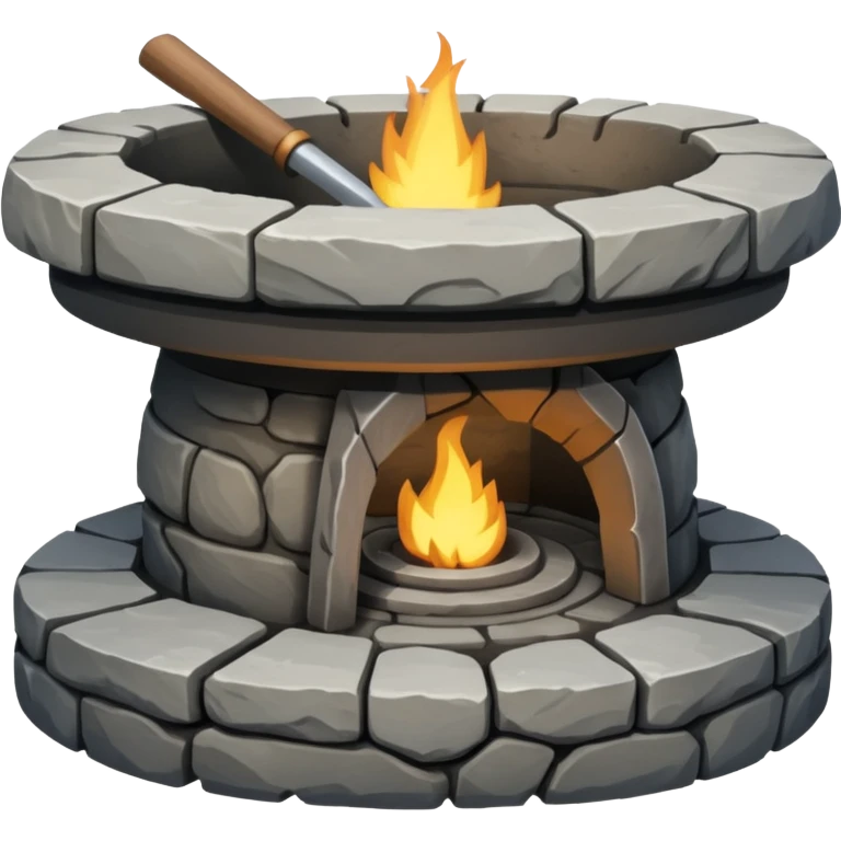 A Japanese stone forge emoji