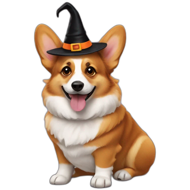 corgi-on-halloween emoji