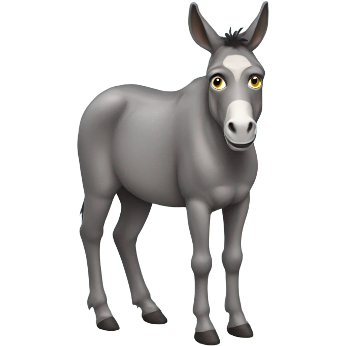 Blind donkey emoji