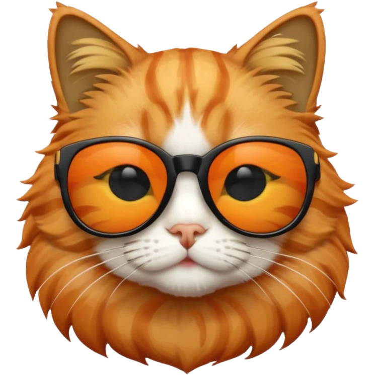 Cat wearing sunglasses emoji
