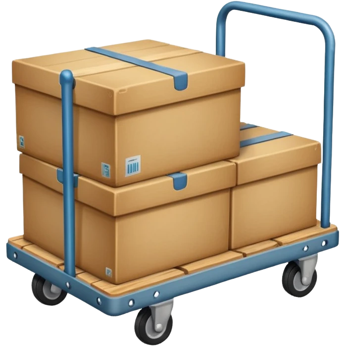 Furniture Dolly – with a sofa or boxes stacked on it emoji