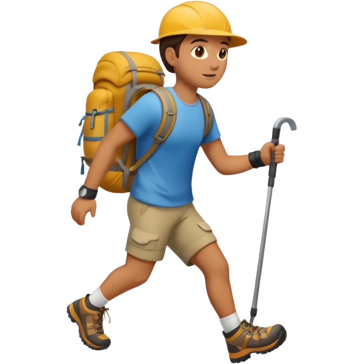 Hiking emoji