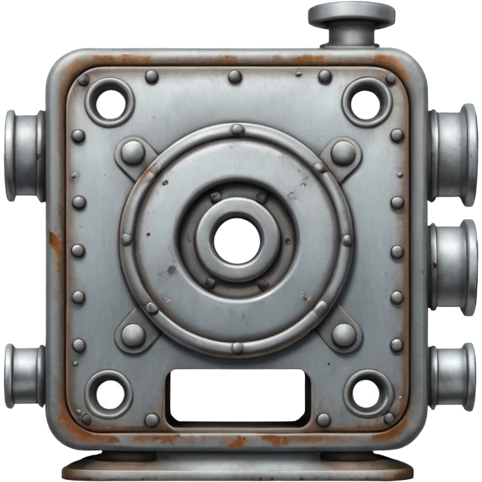 square metal machine emoji