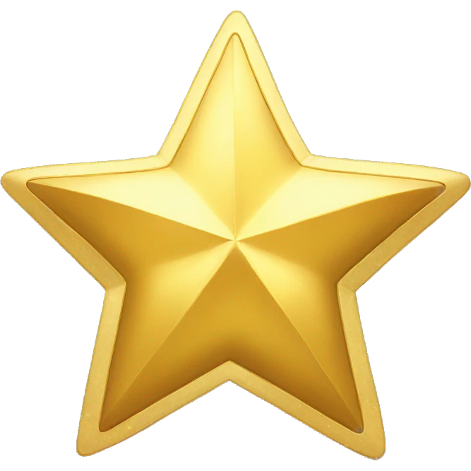 Golden star  emoji