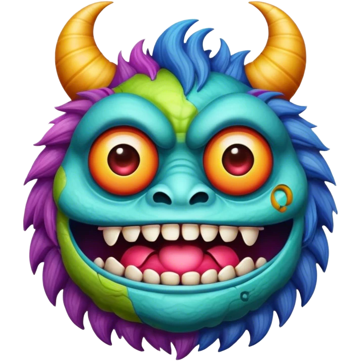 Music monster emoji