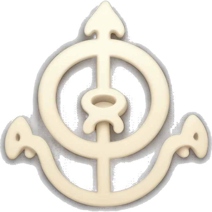 Basic aesthetic Aquarius symbol  emoji