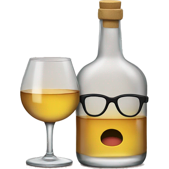 alcohol and glasses  emoji