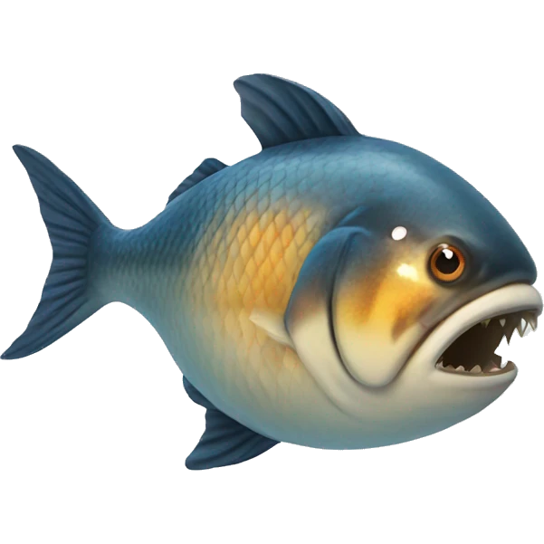 fish eating sphere emoji