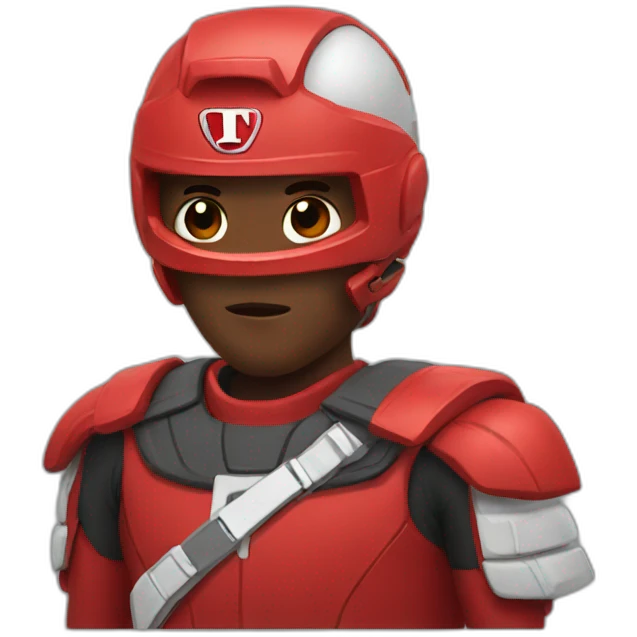 Red rangers emoji