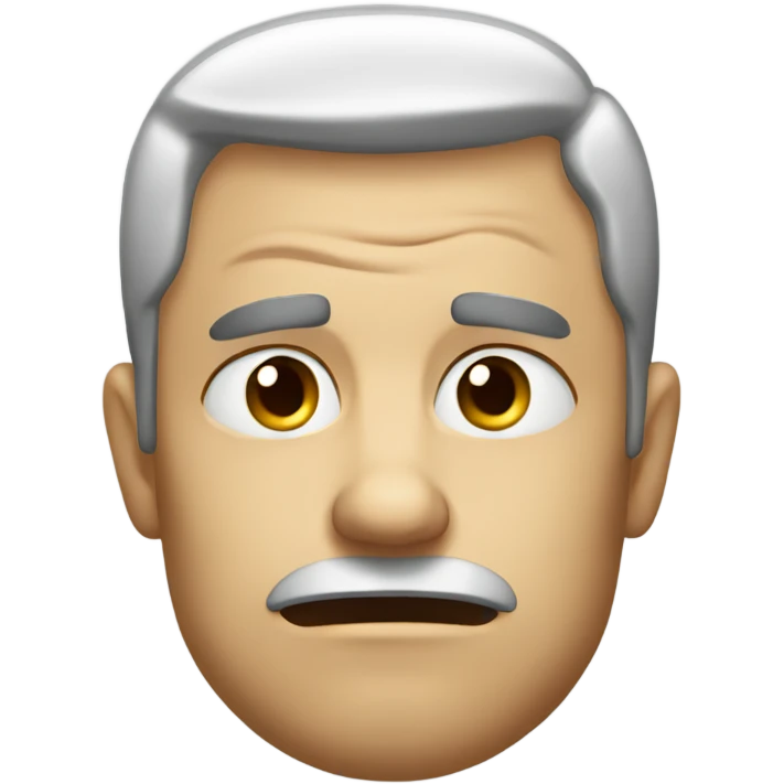 Not impressed face  emoji